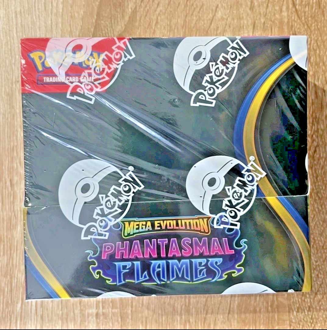Phantasmal Flames Booster Box 36 Packs Pokemon  Mega Evolution