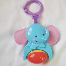 Fisher Price Hanging Elephant Rattle Rainforest Jungle