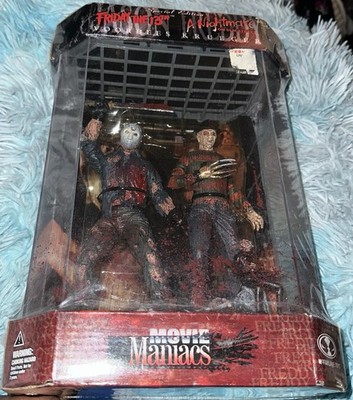 McFarlane Movie Maniacs Jason Voorhees Freddy Kruger 2 Pack Special Edition