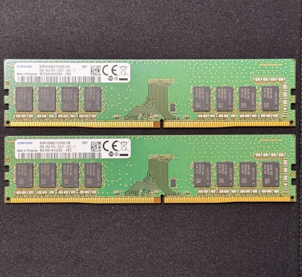 PC4-19200 (DDR4-2400) Bus Speed Computer RAM 16 GB Total Capacity