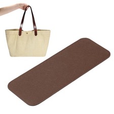 14 x 5 Inch Felt Base Shaper Bag Bottom Shaper Pad Purse Liner Brown