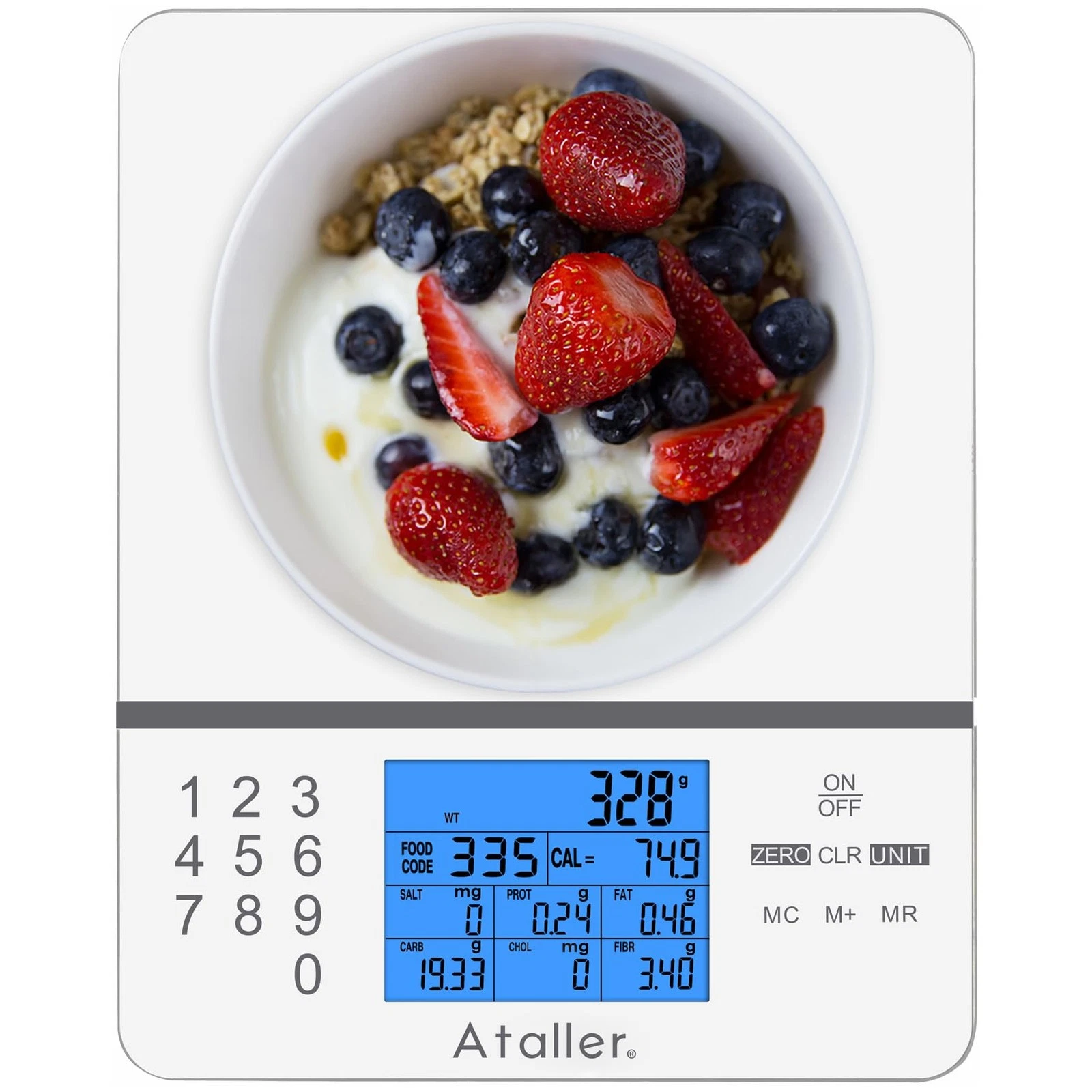 Food Scale with Nutritional Calculator, Digital Kitchen Scale, Food Scales fo...