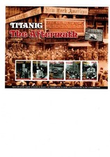 MADAGASCAR - 1998 TITANIC THE AFTERMATH MINIATURE SHEET UNMOUNTED MINT pin holes