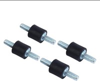 Gummipuffer M4 VibrationsdäMpfer Halterungen FüR Luftkompressorpumpe 10X10 Mm