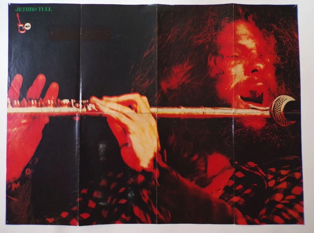Vintage Poster Charlie Watts Rolling Stones Jethro Tull Best