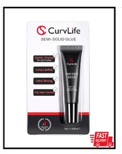 Curvlife Super Strong Nail Glue 15g for Press On Nails - Quick Drying, Semi Soli