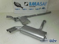 Imasaf Auspuffset Ab Kat für Audi 90 2.3 E 20V Quattro 1990-1991 | MSD + ESD