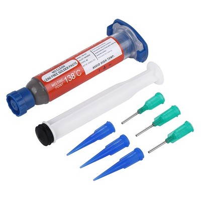 Wonderway Sn42/Bi58 T4 Lead Free Solder Paste No Clean, 138  Melting 20g 