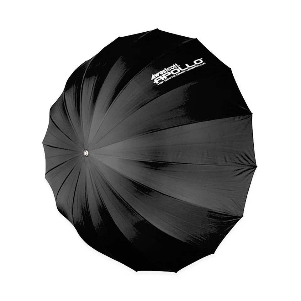 Paraguas profundo Westcott - rebote blanco (43") Foto 3 de 4