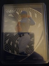 2022 Panini Chronicles - Clear Vision Francisco Lindor #5 Purple /25
