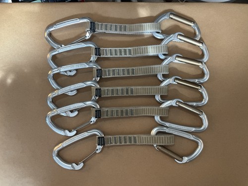 6 Sets Mammut 12 Total carabiners And Mammut slings Rock Climbing