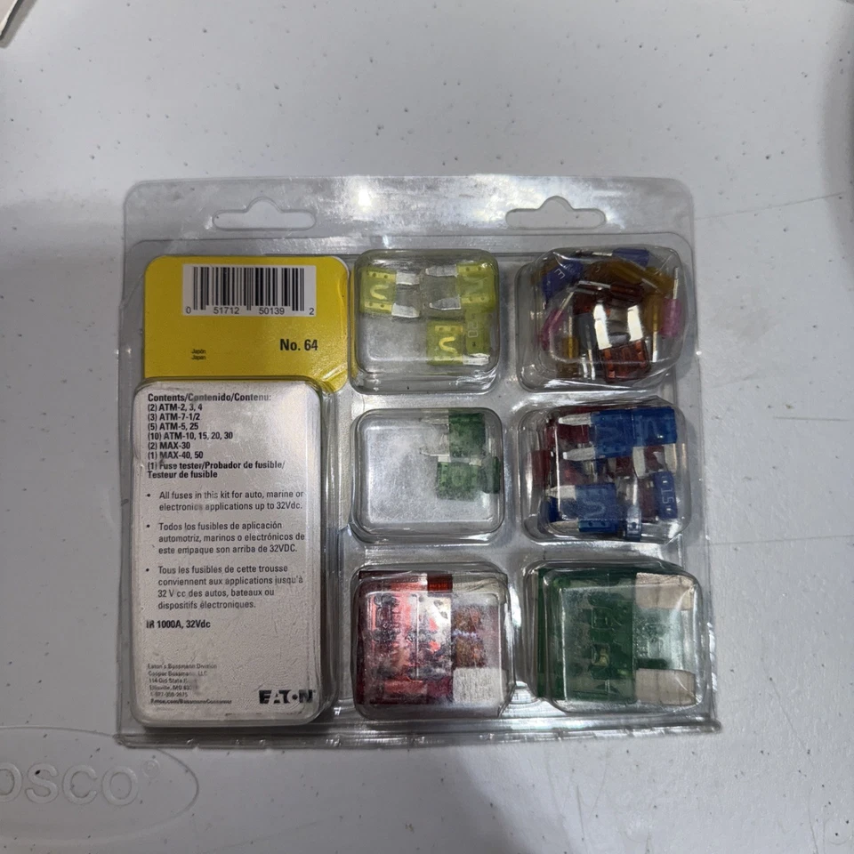 Bussmann # 64 Repair Kit: ATM Mini & MAX Blade Fuses, With Tester / Puller Tool - Image 2 of 2