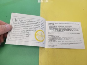 Donkey Kong 3 NES Instruction Booklet Manual Only 1986 First Print No TM