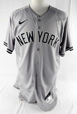 Maillot Émis De Match New York Yankees #28 Gris 44 405 De 2020