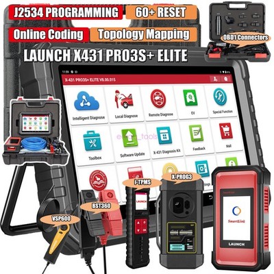2026 LAUNCH X431 PRO3S ELITE V5.0 Elite Car Diagnostic Tool J2534 Programming