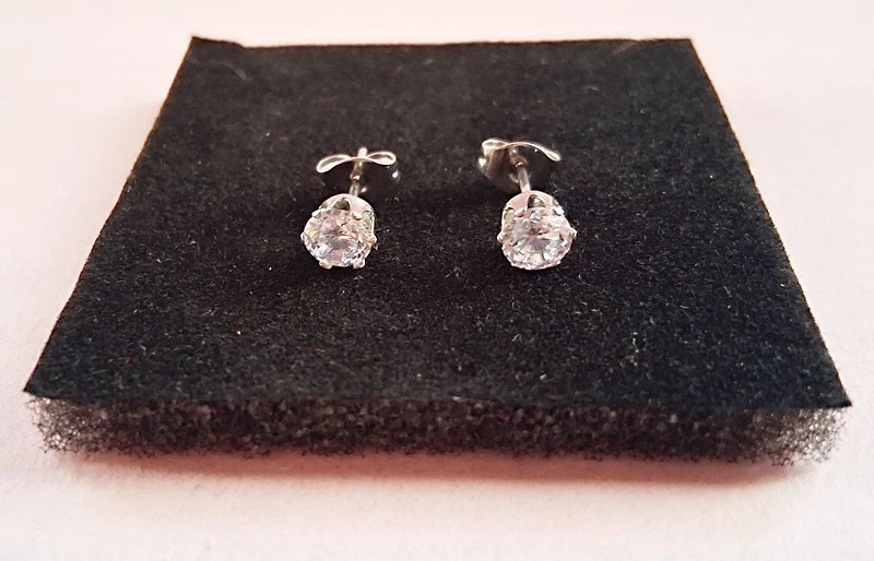 Parure donna acciaio inox e zirconi | Collana 45 cm + orecchini luce - Immagine 4 di 4