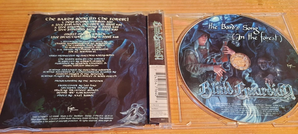 Blind Guardian - The Bard´s Song (In the forest) - Orginal CD von 2003 - Bild 2 von 2