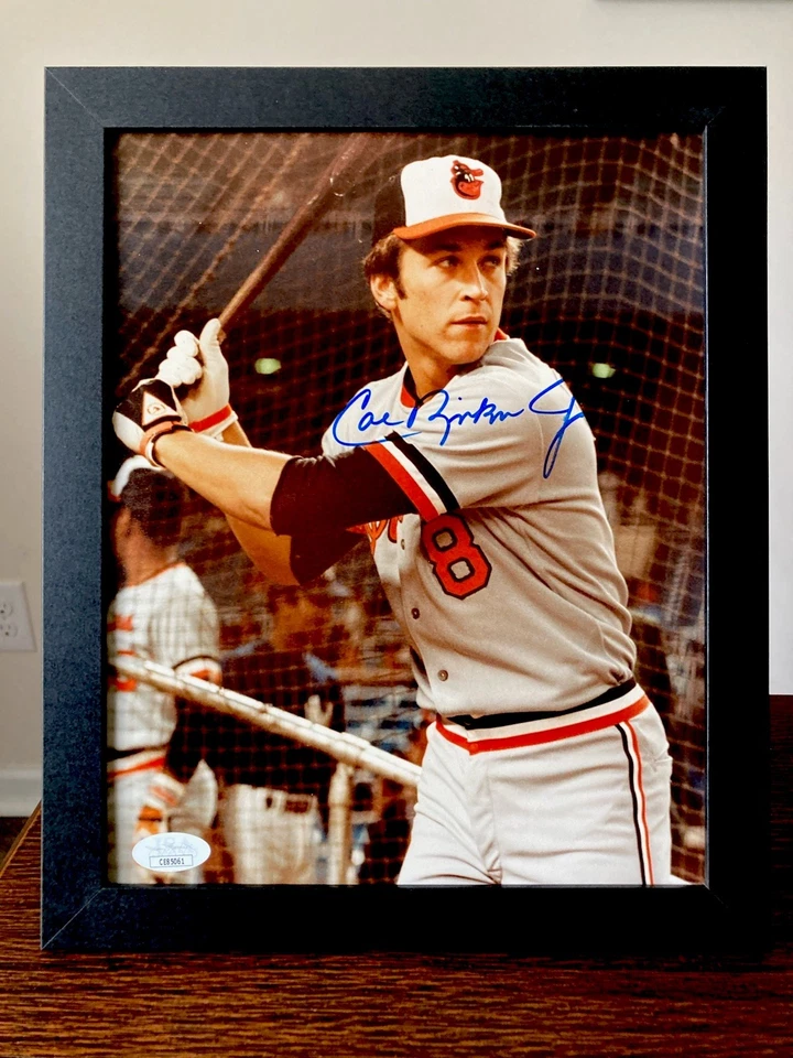 Cal Ripken Jr Signed Autographed FRAMED 8x10 Orioles JSA LOA HOF CLEAN Auto - Image 2 of 4