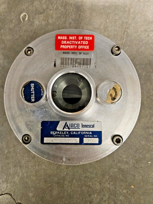 Airco Temescal V-490 Vacuum View Port w/ Manual Shutter   BJD-1800