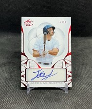 Jace Laviolette 2024 Leaf Trinity Red SSP AUTOGRAPH #’d 7/15 Guardians