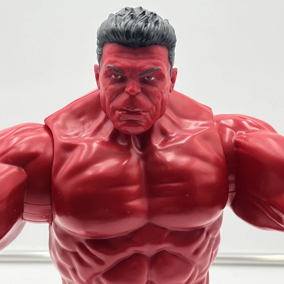 "Figura de acción 2024 Marvel Capitán América: Un mundo feliz Hulk rojo 11,5""" Foto 2 de 4