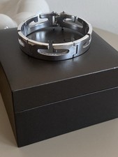 Genuine Gucci Vintage Heavy Sterling Silver bracelet With Box, 61.59g, Solid