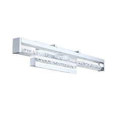 Barra de baño LED Eglo 201729A Cardito 28"W - Piedras de cristal