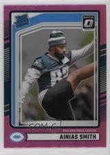 2024 Panini Donruss Rated Rookie Optic Preview Pink Prizm Ainias Smith #365 1rt3