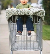 Infantino Compact 2-in-1 Shopping Cart Cover, Neutral Print