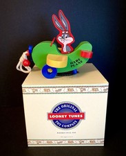 1992 Looney Tunes Bugs Bunny Wooden Pull Toy Train NIB Never Played With
