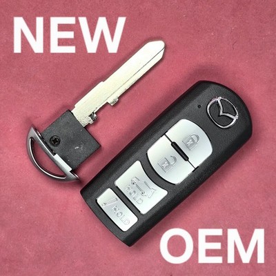 New OEM 2016 - 2019 Mazda CX-5 CX-9 Smart Key 4B Hatch WAZSKE13D02