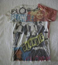 Blondie T Shirt Sz L Womens AOP Debbie Harry Band Tee Rockware 2008