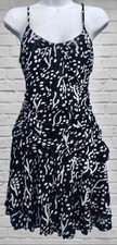 XXL Diane Von Furstenberg Ruched Ruffled Handkerchief Mini Dress Tank Flounce