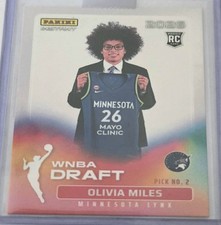 ROY! 2026 Panini Instant WNBA Draft Night Olivia Miles /2534 (RC) Minnesota Lynx