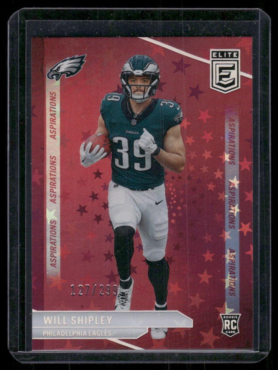 2024 Donruss Elite #164 Will Shipley Aspirations Stars #/299