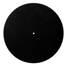 Black Felt Turntable Slipmat Record Player Protective Mat AntiSlip 12in 1 PCS