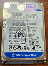 Western Digital Blue 160GB Internal 5400RPM 2.5" (WD1600BEVT) HDD