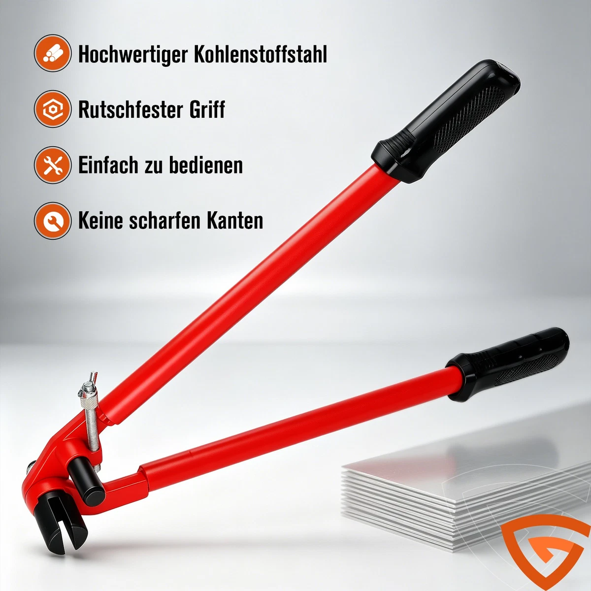 Biegezange PiCARD 620mm RinneisenAbbiegezange Rinneisenbieger Aufbiegezange III
