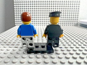 LEGO&reg; Airport / City / Town Minifigure - Lot of 2 Pilot + Airplane Crew