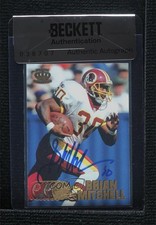 BAS 1997 Pacific Crown Collection Brian Mitchell #416 Seal of Authenticity 3c7