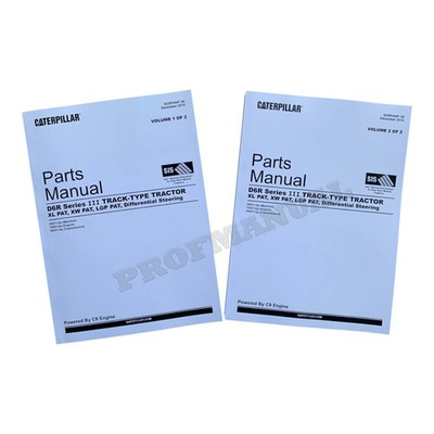 Caterpillar Cat D6R Series 3 Tractor XL PAT XW PAT LGP PAT Parts Catalog Manual