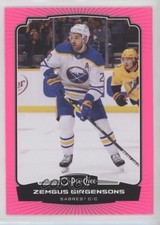 2022-23 O-Pee-Chee Neon Pink 55/75 Zemgus Girgensons #396 0c3