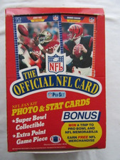 1989 PRO SET SERIES 1 FOOTBALL BOX FACTORY SEALED 36 UNOPENED WAX PACKS 