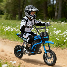24V Ride on Dirt Bike 350W Electric Motorcycle Off Road Bike Toys for 3-12 Kids