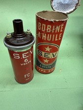Original Sev Marchal Ignition Coil Type 3h - 6 Volts
