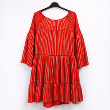 Free People Lola Embroidered Mini Dress Orange | Size S | New Without Tags