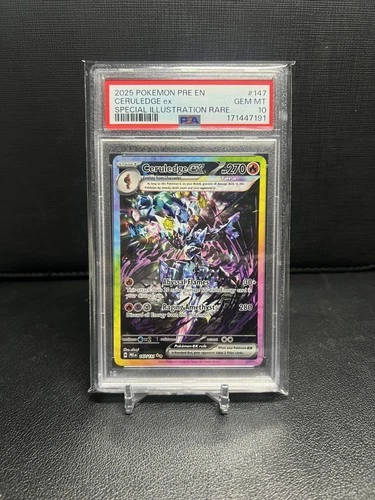 Pokemon Ceruledge EX Prismatic Evolutions 147 Special Illustration Rare PSA 10 - product listing photo