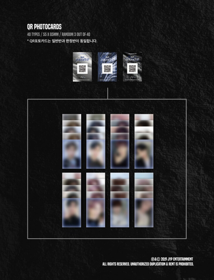 STRAY KIDS] Clé : LEVANTER Official Photocard / Blue Border