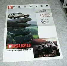 ISUZU TROOPER 4x4 2.3 SWB 2.6i SWB 2.6i LWB 2.8 SWB 2.8 LWB SALES BROCHURE IB005