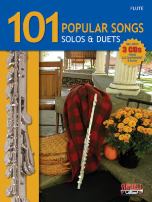 101 Popular Songs for Flute * Solos & Duets * with 3 CDs * Ships from Publisher!
